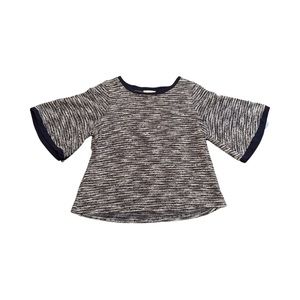 “&. Layered” is the brand. Navy and white sweater. Excellent Condition!